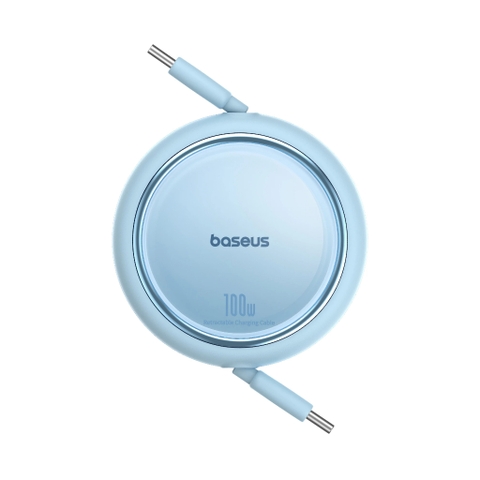 Cáp Sạc Nhanh C to C Rút Gọn Baseus Free2Draw Mini Retractable 100W