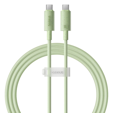 Baseus Habitat Series Fast Charging Cable Type-C to Type-C 100W Cho i.P 15 S.a.m.S.u.n.g M.a.c.b.o.o.k Laptop