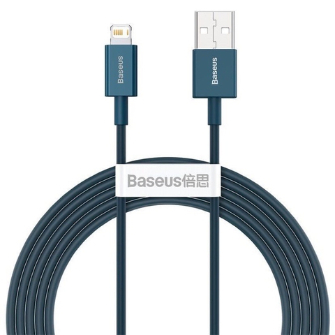 Cáp sạc cho IP Baseus Superior Series Fast Charging Data Cable (2.4A, 480Mbps, Fast charge, ABS/ TPE Cable)