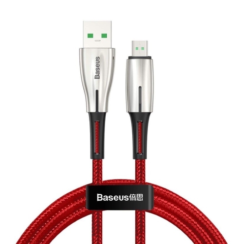 Cáp sạc nhanh siêu bền Baseus Waterdrop Micro USB Cable dùng cho A.n.d.r.o.i.d S.a.m.s.u.n.g/ O.p.p.o/ X.i.a.o.mi