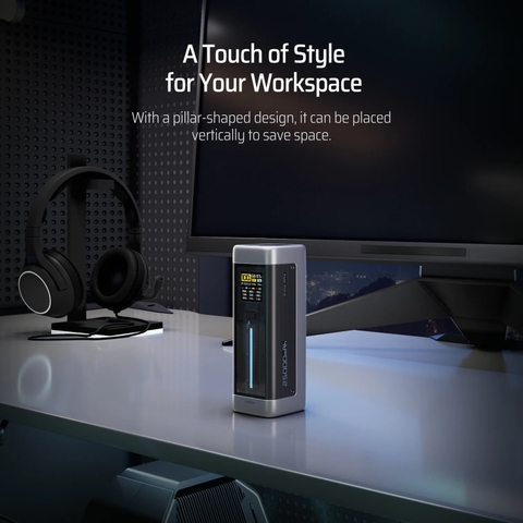 Pin dự phòng Cuktech 20 Power Bank 25.000mAh 210W PD3.1/PPS5A/QC/Mi Turbro 120W – P23