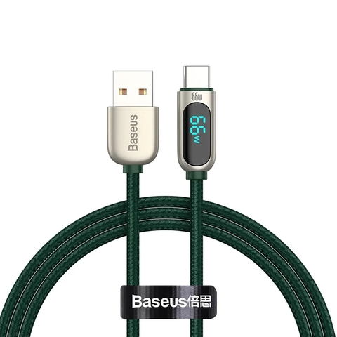 Cáp sạc nhanh C to C 100W Baseus Display Fast Charging Data Cable (100W, 20V/5A, 480Mbps, LED indicator, E-marker chip)