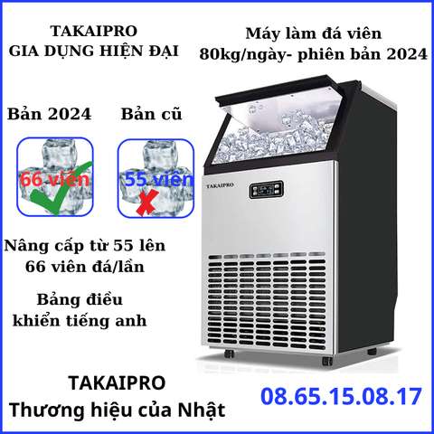 Máy làm đá viên TAKAIPRO TK-HZB80 80 kg/24 giờ