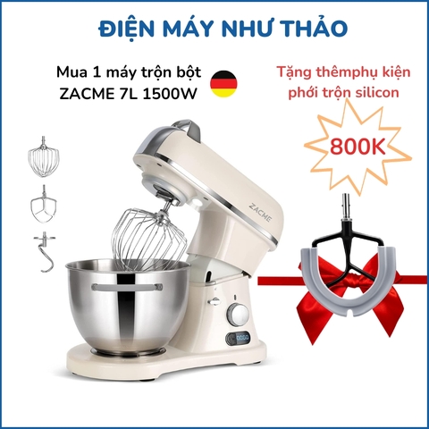 Máy trộn bột Zacme 7L 1500W KMA0270