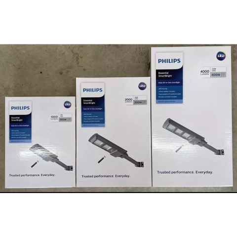Đèn đường năng lượng mặt trời Philips Essential SmartBright