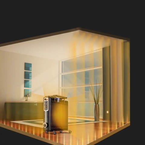 Quạt sưởi, máy sưởi, máy sấy quần áo, máy sưởi dầu Haier 13 Thanh HY2235-13B