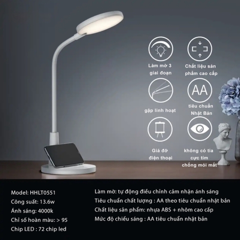 Đèn bàn học, đọc sách Panasonic HHLT0347
