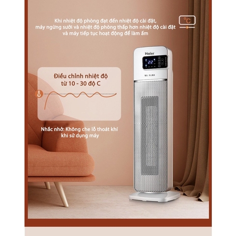 Quạt sưởi, máy sưởi, máy sấy quần áo Haier Hn2011