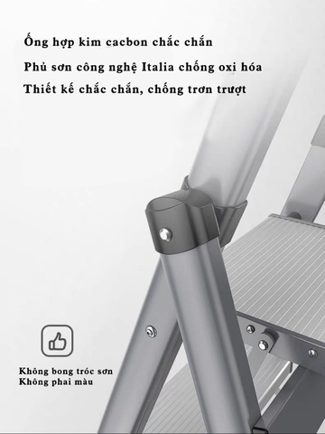 Thang gấp nhôm 5 bậc, 6 bậc cao cấp thương hiệu Nikita