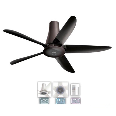Quạt trần Mitsubishi 5 cánh điều khiển tự động C56-RA5