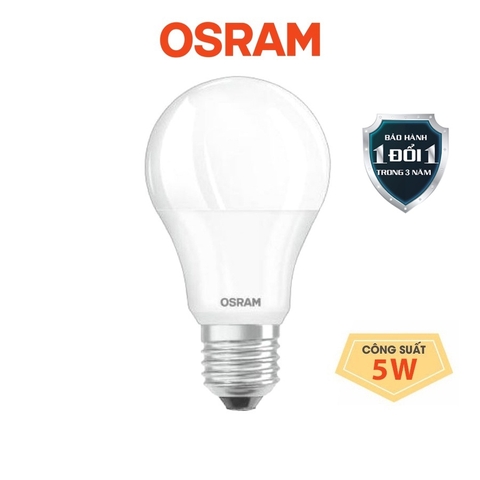 Bóng đèn chiếu sáng led trang trí, tiết kiệm điện Osram-ledvance 5W