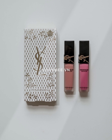 Set Phấn Má Hồng Kem YSL Make Me Blush Liquid Blush Duo