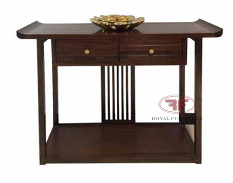 BÀN CONSOLE TRANG TRÍ INDOCHINE 1M2 CÓ NGĂN KÉO E002