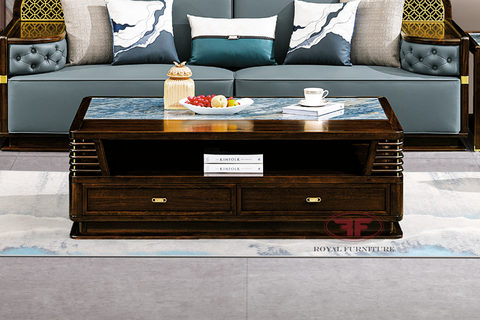 BÀN TRÀ MẶT ĐÁ INDOCHINE 1M5 NHẬP KHẨU 2311
