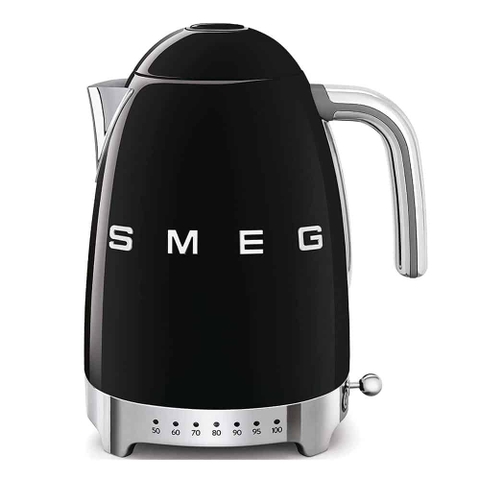 Ấm siêu tốc SMEG KLF04BLEU Màu đen - có điều chỉnh Nhiệt độ