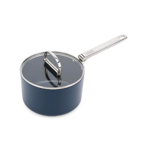 Quánh Joseph Joseph 45038 19cm Blue Saucepan - có vung kính