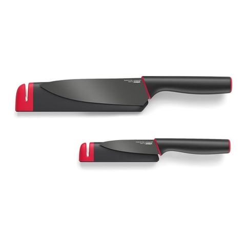 Set 2 dao Joseph Joseph Slice & Sharpen 10146 Black/Red