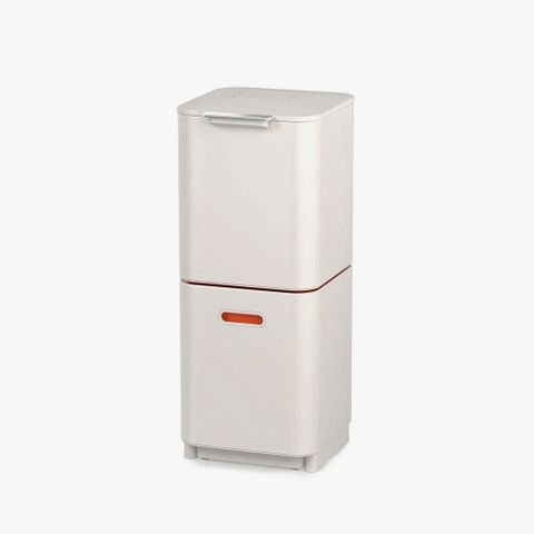 Thùng rác 2 ngăn Joseph Joseph 30064 Totem Compact 40L Stone