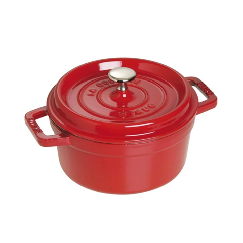 Staub - Nồi tròn màu đỏ cherry - 22cm (2.6L)