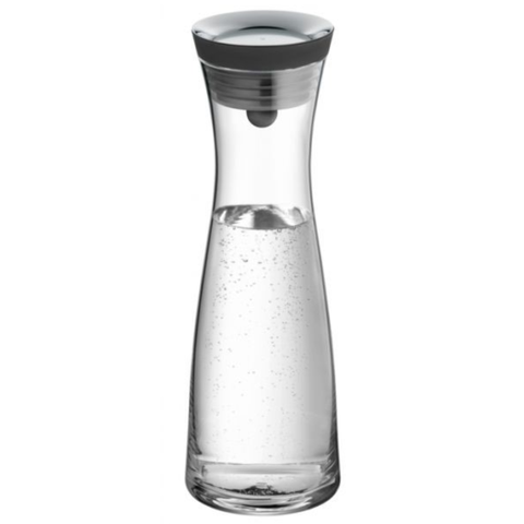 Bình thủy tinh WMF Wasserkaraffe Basic 1L (nắp bạc)