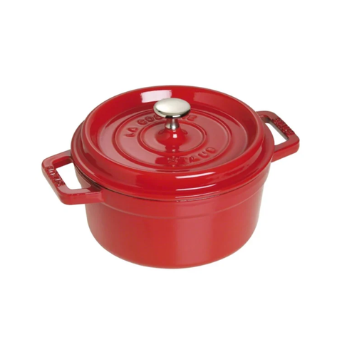 Staub - Nồi tròn màu đỏ cherry - 20cm (2.2L) (B) - 11092006-B
