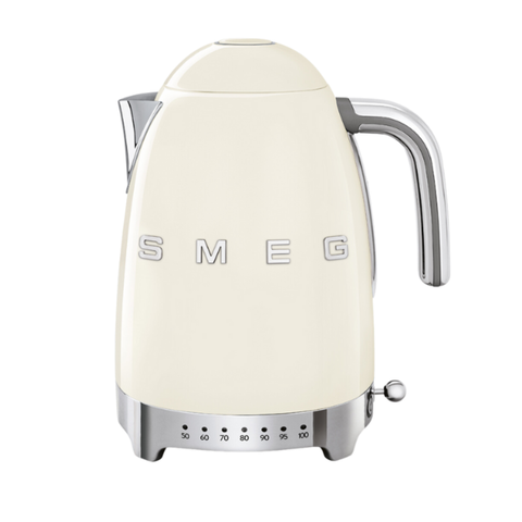 Ấm siêu tốc SMEG KLF04CREU (màu kem) - có điều chỉnh nhiệt độ