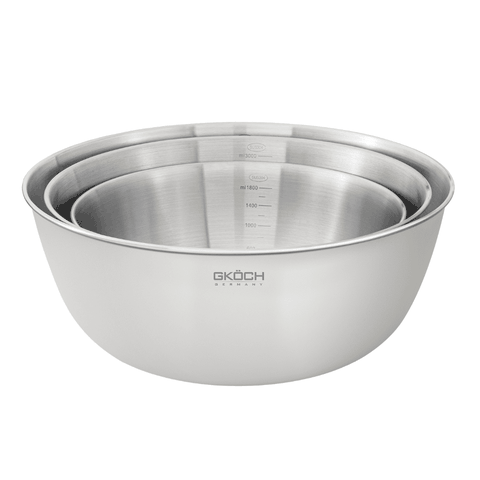 Set 3 âu trộn inox GKÖCH MYTY0810 (KT 22cm, 25cm và 28cm)