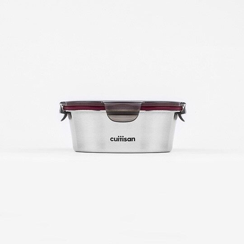 Hộp đựng thực phẩm inox tròn Cuitisan Flora EC7-FR05 640ml