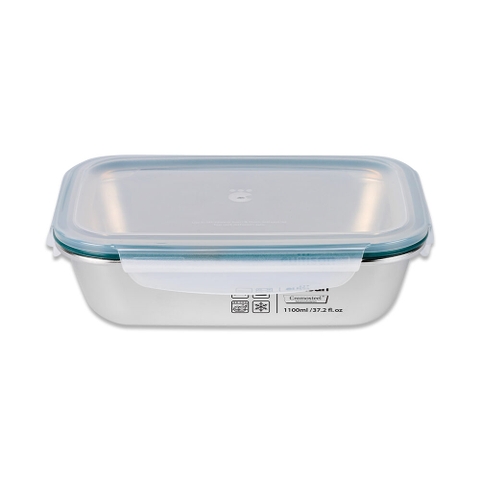Hộp đựng thực phẩm inox chữ nhật Cuitisan Simple EC7-PS07 1100ml