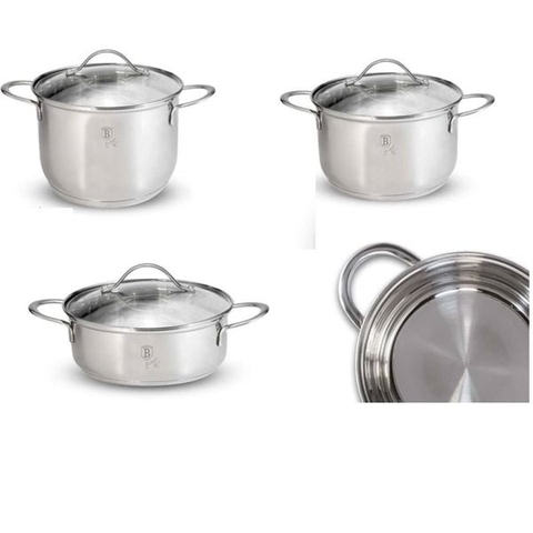 Bộ nồi 12 chi tiết Berlinger Haus BH/6661 silver jewelery collection