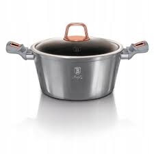 Nồi Berlinger Haus BH/6012 24cm Moonlight - màu xám/vàng hồng