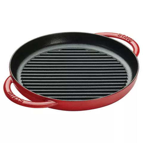 Staub – Chảo nướng màu đỏ cherry – 26cm
