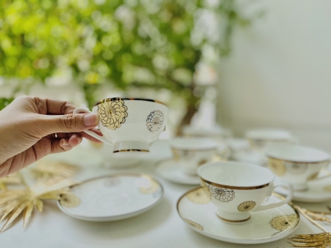 Bộ cafe Đồng tiền