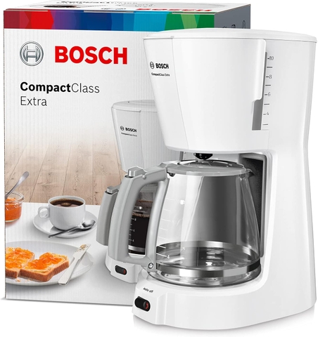Máy pha cafe 10-15 tách/ lần BOSCH TKA3A031 (màu trắng - 1100W - 1.25L)