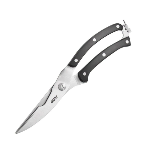 Kéo cắt gia cầm GEFU VIGO 12620 25,3cm – Lưỡi siêu sắc, rãnh cắt xương & lò xo trợ lực