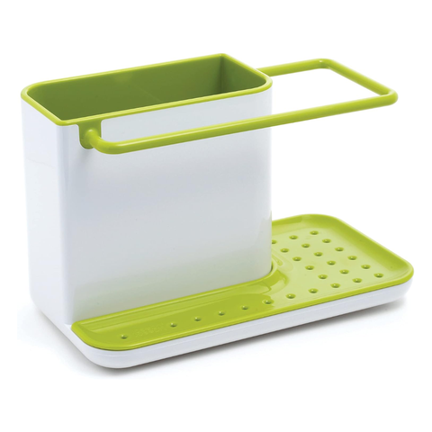 Giá để dụng cụ rửa chén Joseph Joseph 85021 Caddy (White / Green) (màu trắng/ xanh cốm)