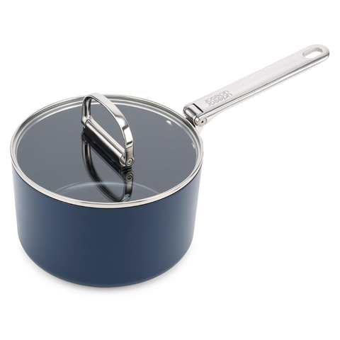 Quánh Joseph Joseph 45038 19cm Blue Saucepan - có vung kính