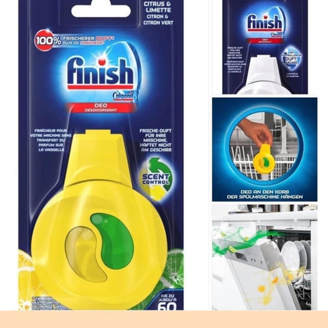 Tinh dầu treo khử mùi MRB Finish Deo Citrus & Limette - Duo Pack (10 bộ/thùng) (mã thùng: 04002448043003)