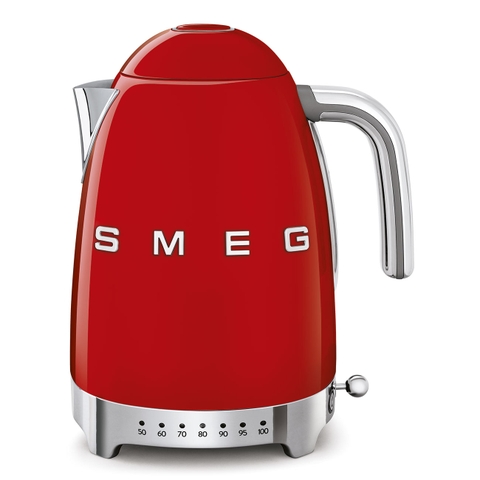 Ấm Siêu tốc SMEG KLF04RDEU (màu đỏ) - có điều chỉnh nhiệt độ