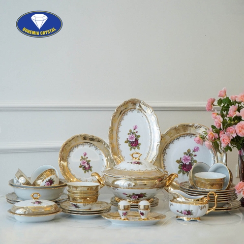 Bohemia - Bộ đồ ăn sứ Tiệp MT JS HL CE