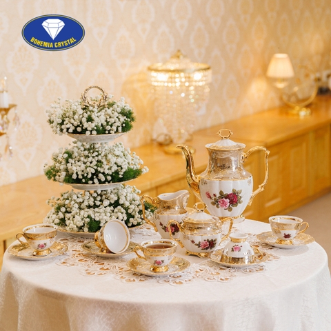 Bohemia - Bộ trà sứ Tiệp MT MS HL CE