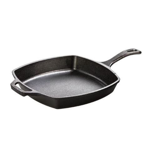 Chảo gang Lodge L8SQ3 vuông 26cm – Chính hãng Mỹ