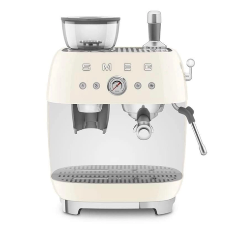 Máy pha cafe SMEG EGF03CREU màu kem có kèm cối xay