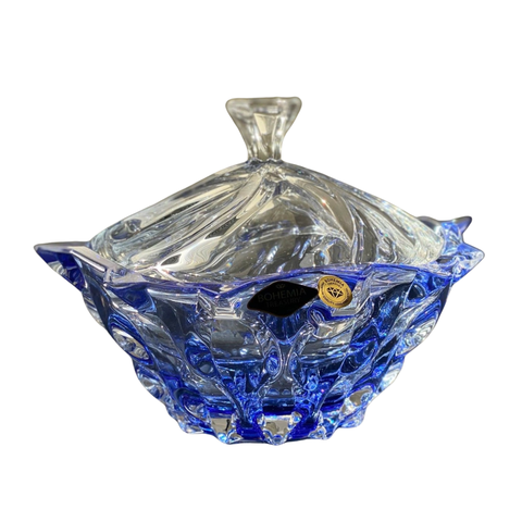 Thố Samba xanh dương 21cm Bohemia Treasury