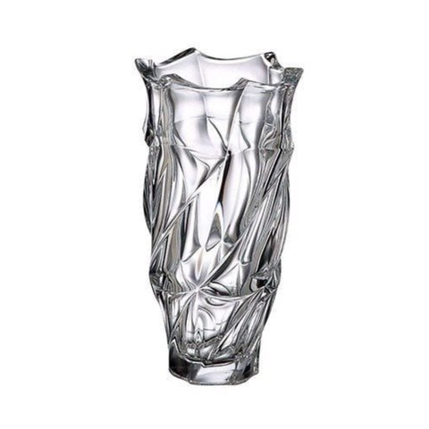 Lọ hoa Flamenco trắng 30cm Bohemia Treasury
