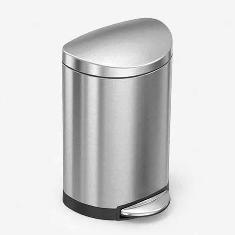 Thùng rác đạp chân Simplehuman CW2106 6L màu inox