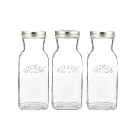 Kilner - Chai thủy tinh đựng nước ép, sốt - 1L - 0025.075