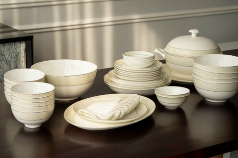 Bộ đồ ăn Aris 50sp