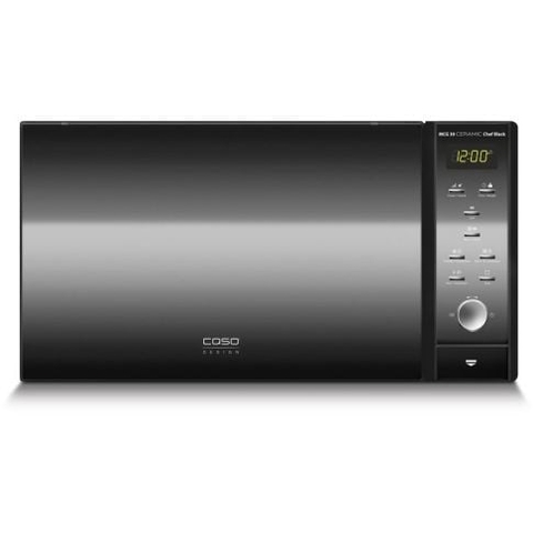 Lò vi sóng kiêm nướng 2in1 Caso MCG30 Ceramic Chef Black màu đen