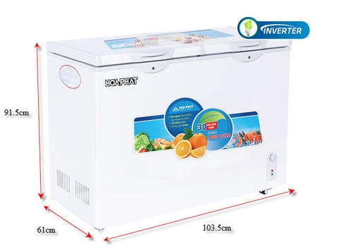Tủ đông Inverter 2 ngăn đông mát 205 lít